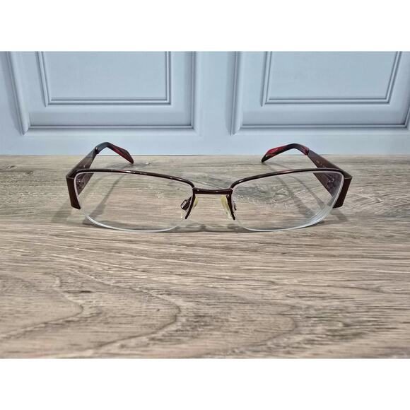 Nike Flexon 4083 200 Brown Metal Frames 52-19 145 - Picture 1 of 11